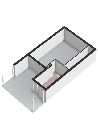 Plattegrond - Duitslandlaan 35, 6414 HN Heerlen - Duitslandlaan 35 Heerlen - Begane grond 3D.jpg
